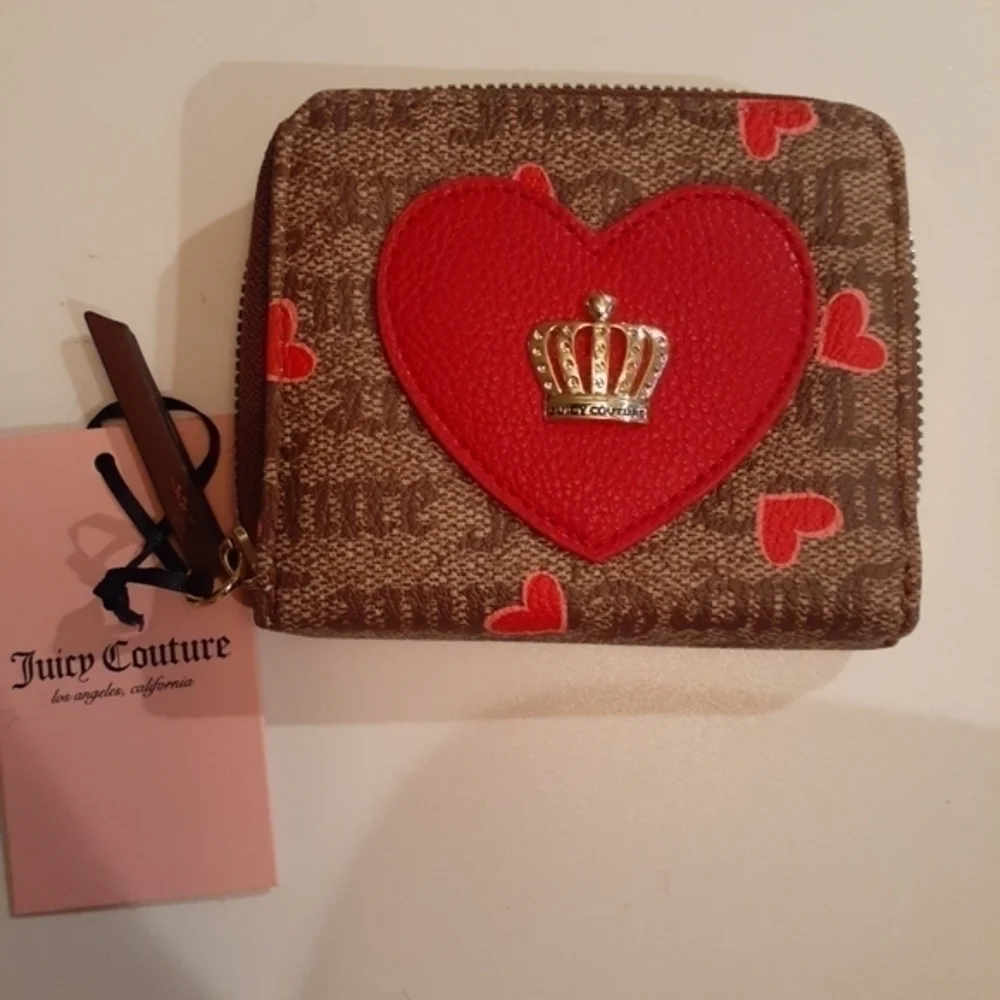 Juicy Couture Heart Crown Small Coin Purse